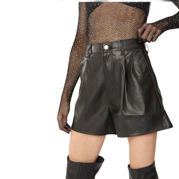 Shorts | Levis High Rise Faux Leather 